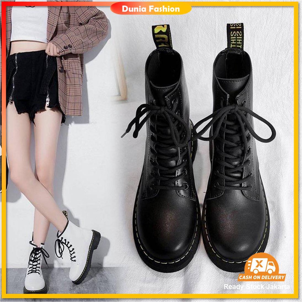 [DUNIA FASHION] Sepatu Wanita Sneakers Boots Import Premium Quality DF 528