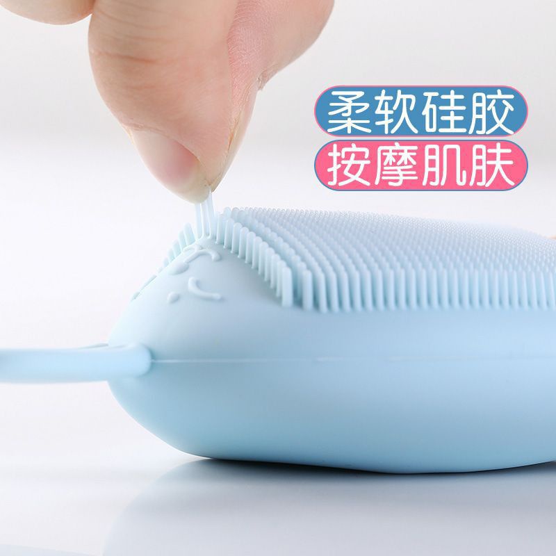 Spon Sikat Wajah/ Brush Sikat Pembersih Cuci Muka Silikon