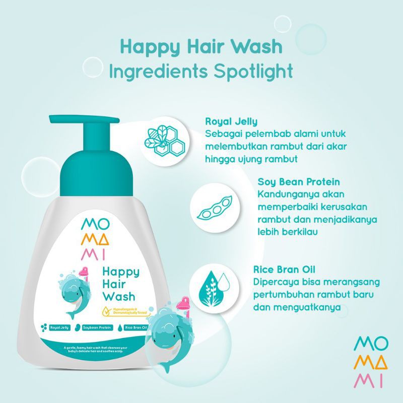Momami Happy Hair Wash 250ml/ shampo