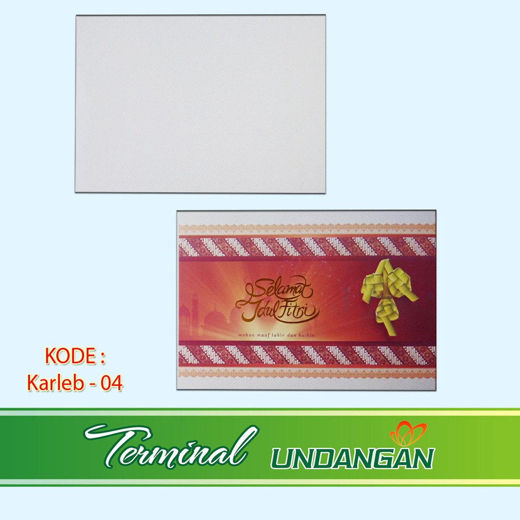 

Blangko Kartu Lebaran 04 Isi 25 Lembar