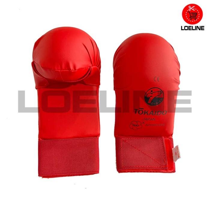 Sarung Tangan Karate PU Arawaza Hand Protector Gloves WKF Approved