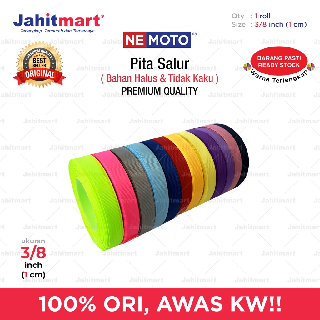 

Pita Salur lebar 3/8 Inch (1 CM)