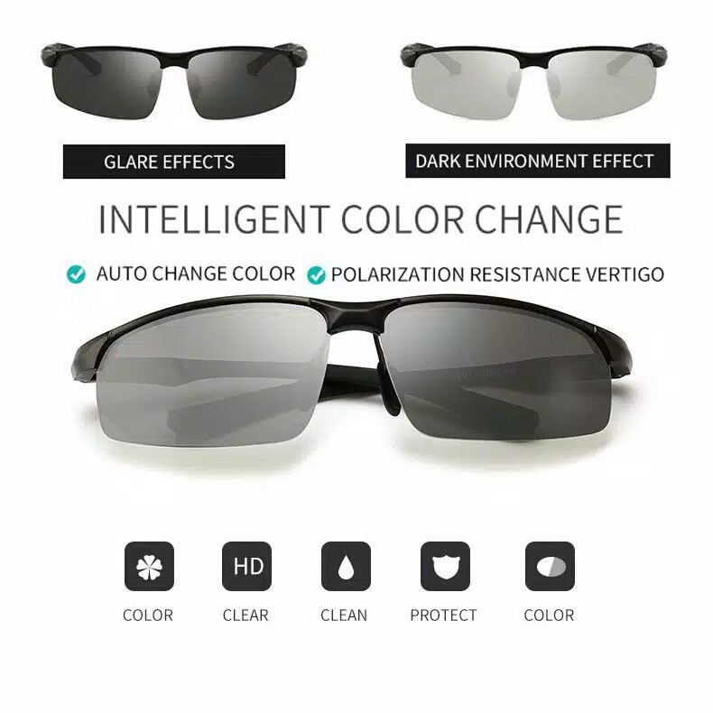 KACAMATA POLARIZED PHOTOCROMIC UV 400