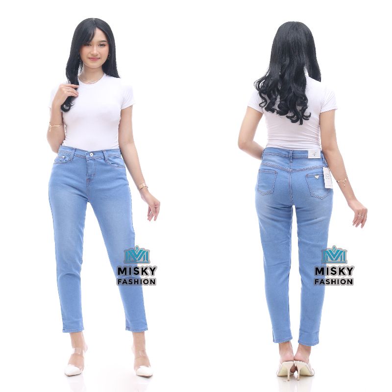 CELANA JEANS PENSIL WANITA//CELANA SKINNY JEANS POLOS//CELANA PANJANG JEANS WANITA PREMIUM/MISKY FASHION