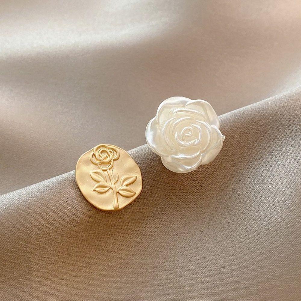 Mxbeauty Anting Pejantan Asimetris Wanita Chic Desain Rasa Hadiah Indah Temperamen Gaya Korea