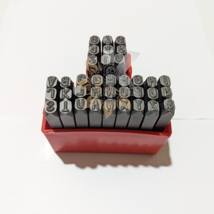 Mata Ketok Huruf A-Z dan Angka 0-9 12mm