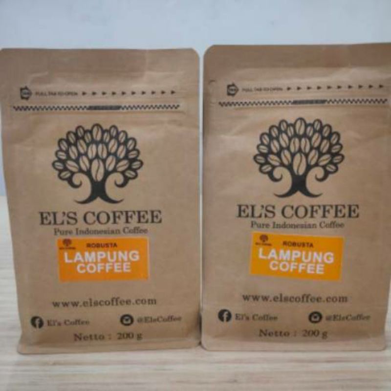 

El's Coffee Lampung . kopi lampung By TF