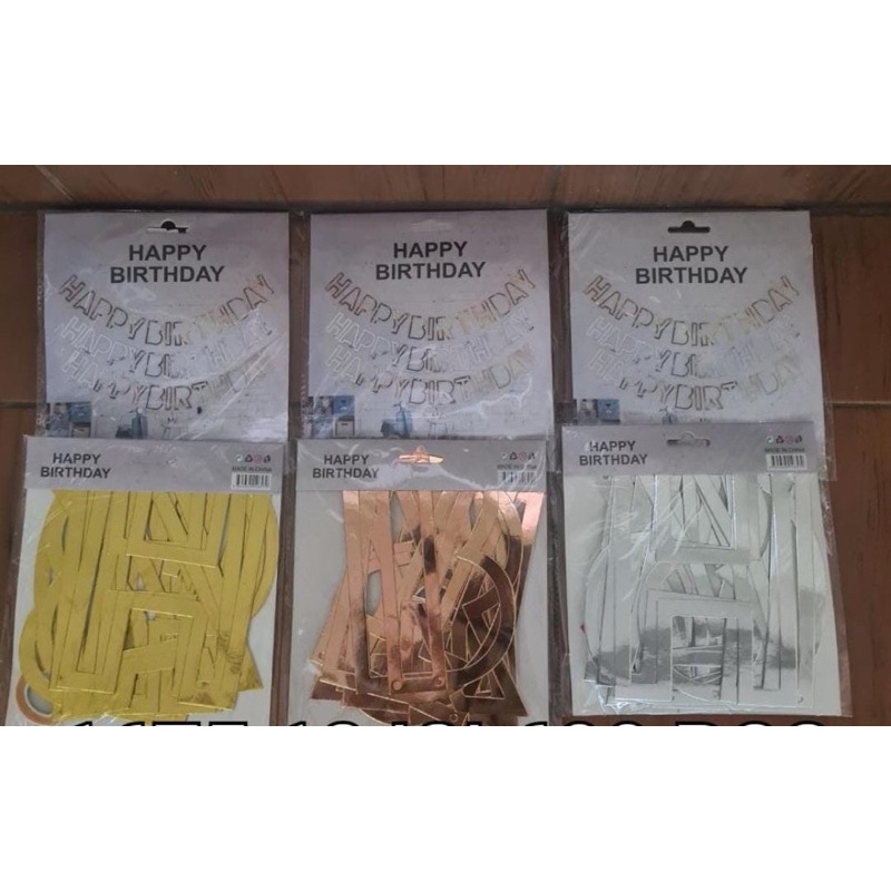 Banner Happy Birthday FRAME/HOLLOW