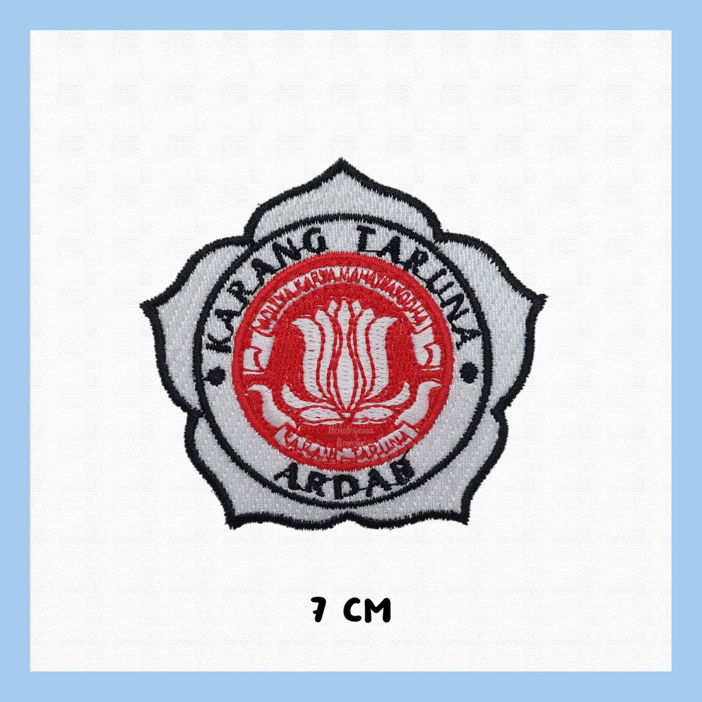 Bordir Logo Karang Taruna — Patch Badge Bet Emblem