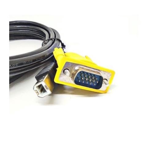 Cable kvm 1.5 meter Vga d-sub Usb-B Usb-A 2.0 for keyboard video monitor mouse switch - kabel Kvm 1.5m