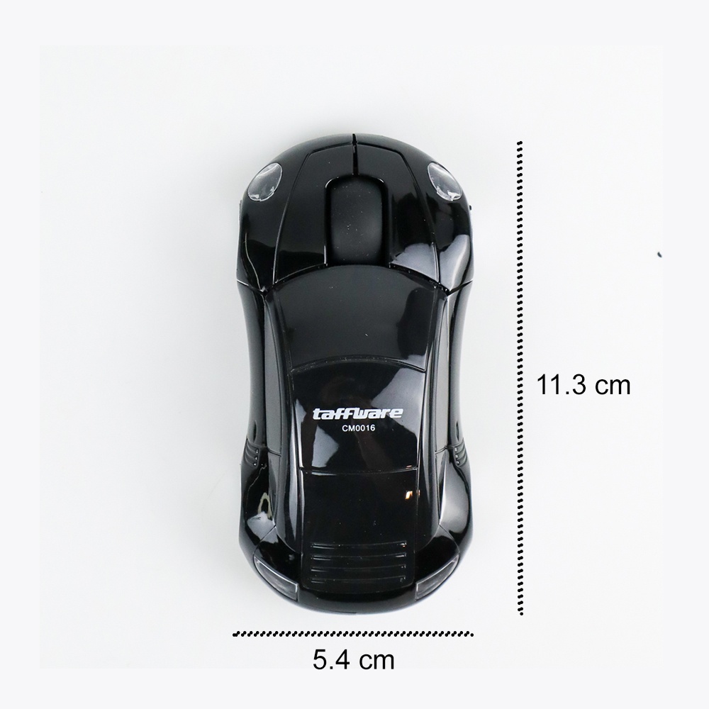 Taffware Wireless Optical Mouse Model Mobil Supercar - CM0016 - Black