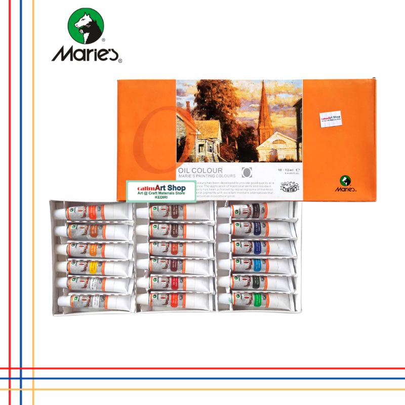 Cat Minyak Maries 18 Warna