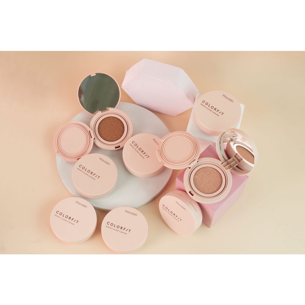 WARDAH Colorfit Perfect Glow Cushion SPF 33 PA++ | Foundation Cair by AILIN