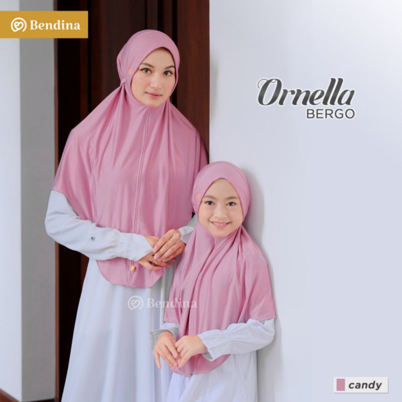 bergo ornella by bendina bergo couple kerudung instan kerudung couple kerudung ibu anak hijab bayi