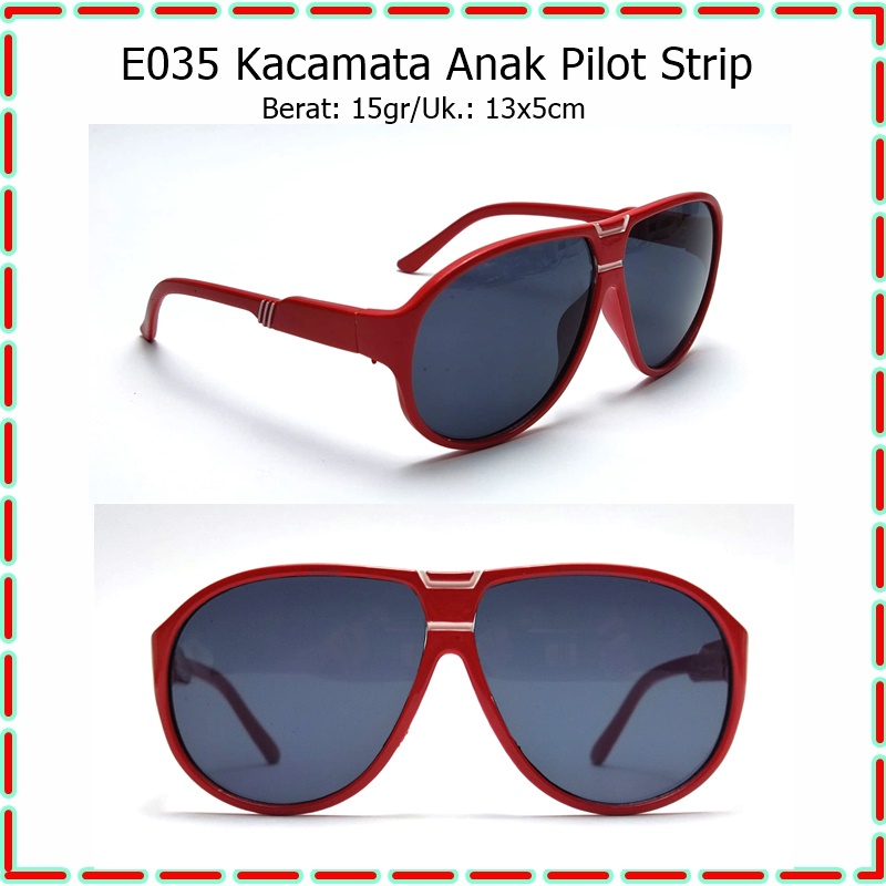 E-035 Kacamata Anak Pilot Strip