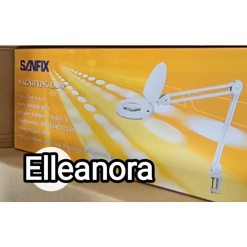 Kaca Pembesar Magnifying Lamp Lampu Sanfix SM-50-3 Clamp 3x Pembesaran