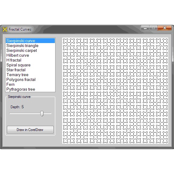 Plugin CorelDraw - Fractal Curves