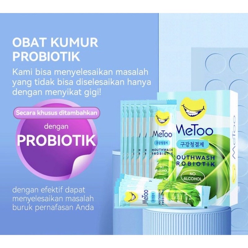 Metoo mouthwash Portable greentea 10x12ml metoo METOO me too