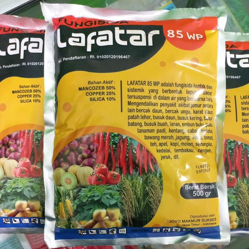 LAFATAR 85WP 500 Gram Fungisida Kontak Sistemik Mankozeb + Copper + Silica