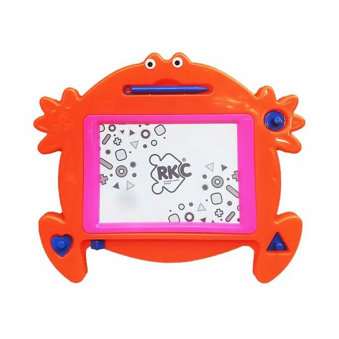 

MAINAN EDUKASI ANAK MAGNETIC DRAWING BOARD KODOK PAPAN TULIS MAGNET