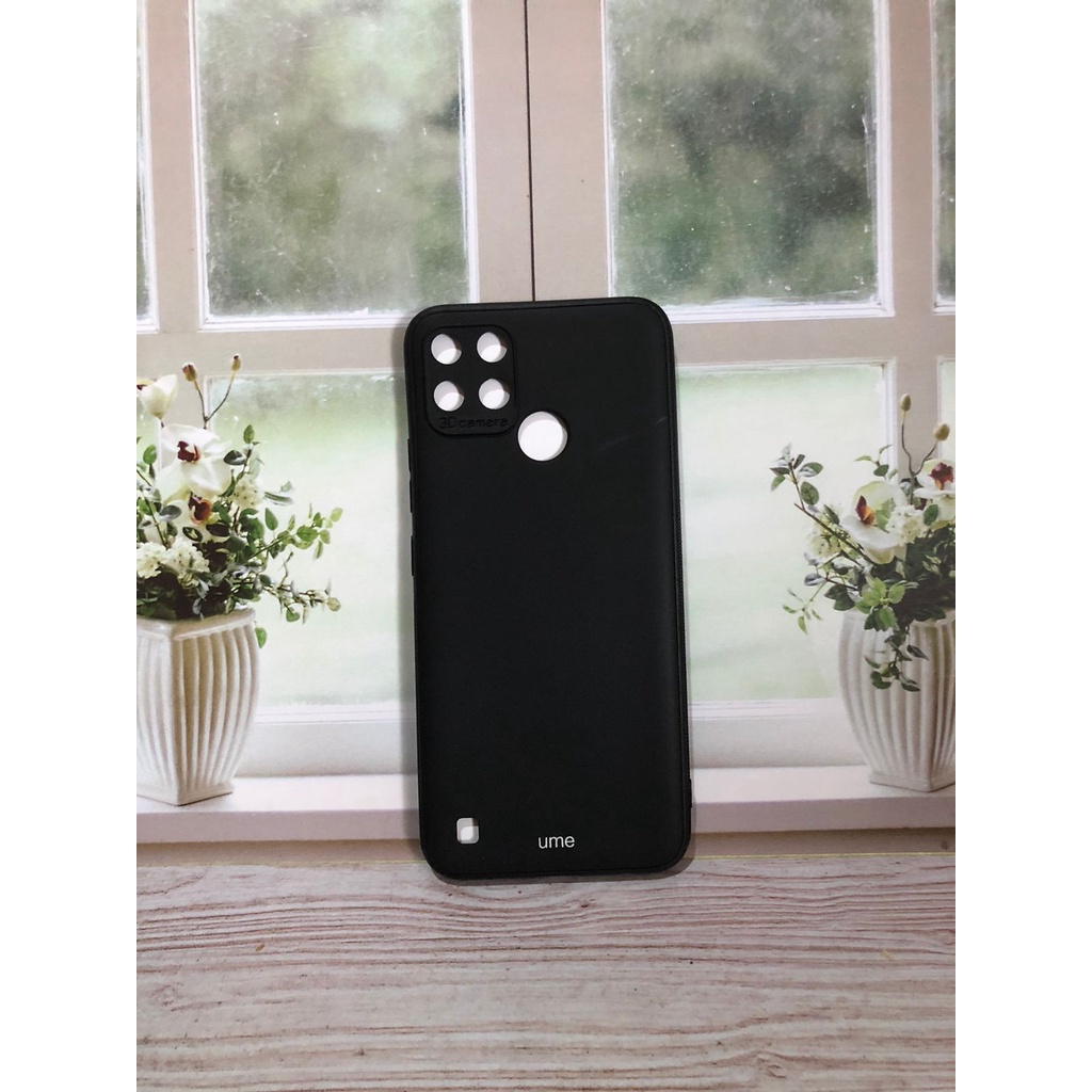 CASE REALME C21Y SILIKON BLACK DOVE PROTECTION REALME C21Y