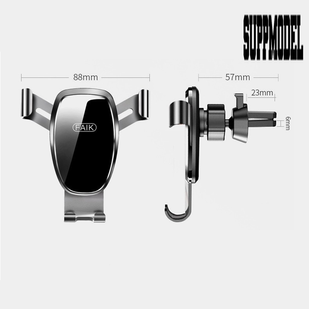 Holder Hp Universal Bahan Plastik Solid Stabilitas Tinggi Untuk Ventilasi Udara Mobil