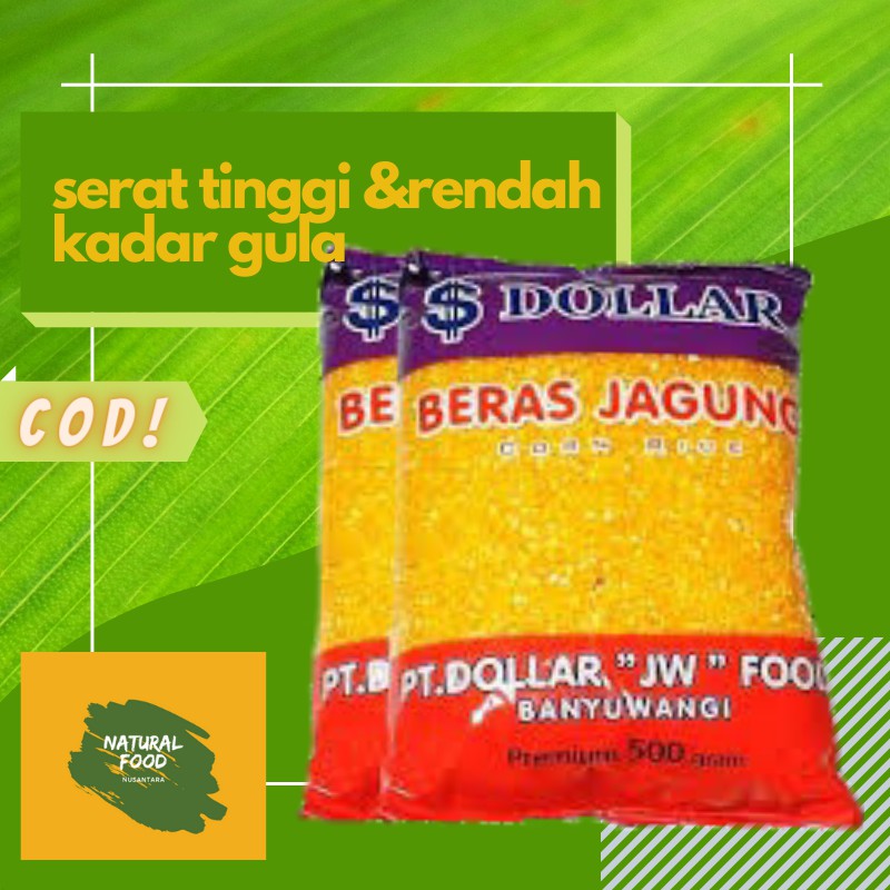 

BERAS NASI JAGUNG INSTAN MAKANAN ORGANIK DIET DIABETES KENCING MANIS SEHAT DOLLAR ASLI MURAH