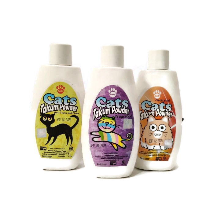 Raid All - Sanitiser CAT Talcum Powder / Bedak Kucing Anti Kutu &amp; Jamur Murah