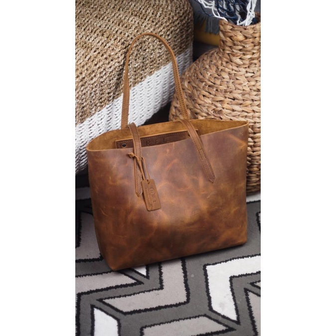 RFL GENUINE LEATHER - TAS WANITA KULIT ASLI - TAS TOTE BAG WANITA TERGOKIL