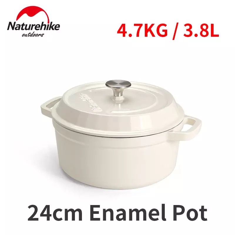 ENAMEL POT 38L NATUREHIKE NH20CJ021