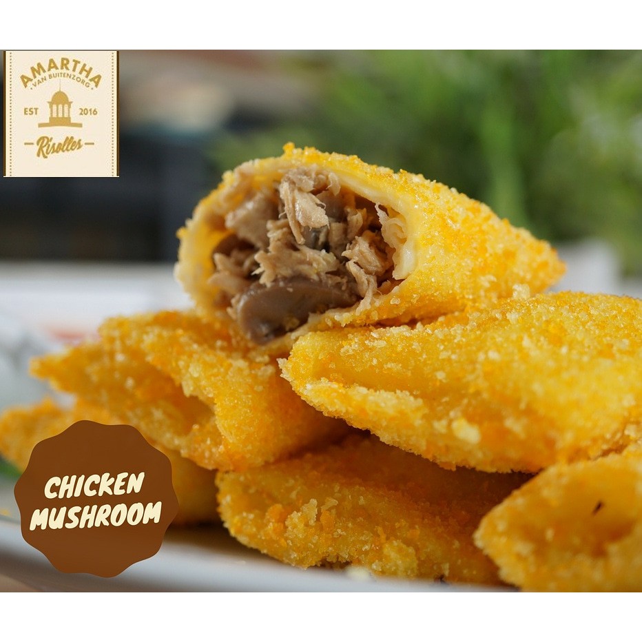 

Amartha Risoles Chicken Mushroom - 8pc