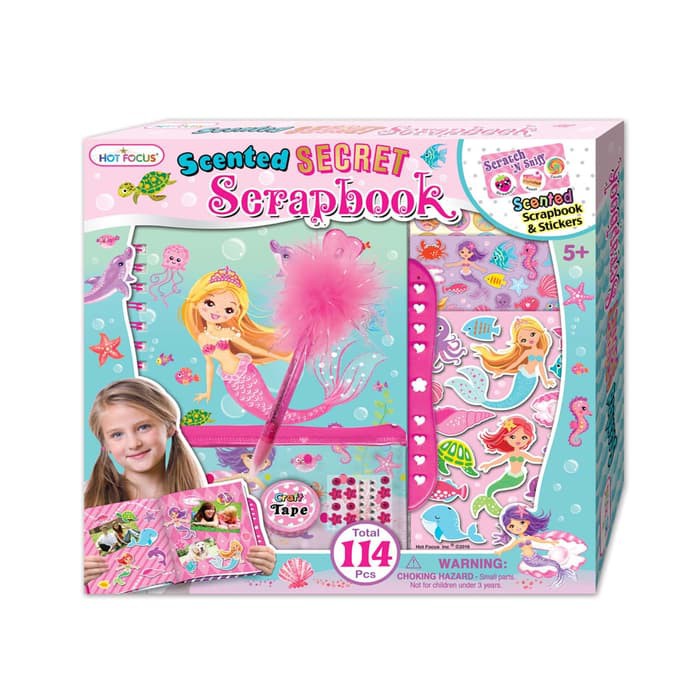 

Paket Ujian - Paket Alat Tulis - Paket Puzzle Anak Scented Secret Scrapbook - Mermaid - 222Fd Mm