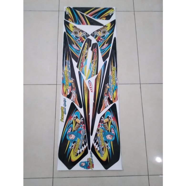 (COD) Striping vixion old lama variasi wanita hijab