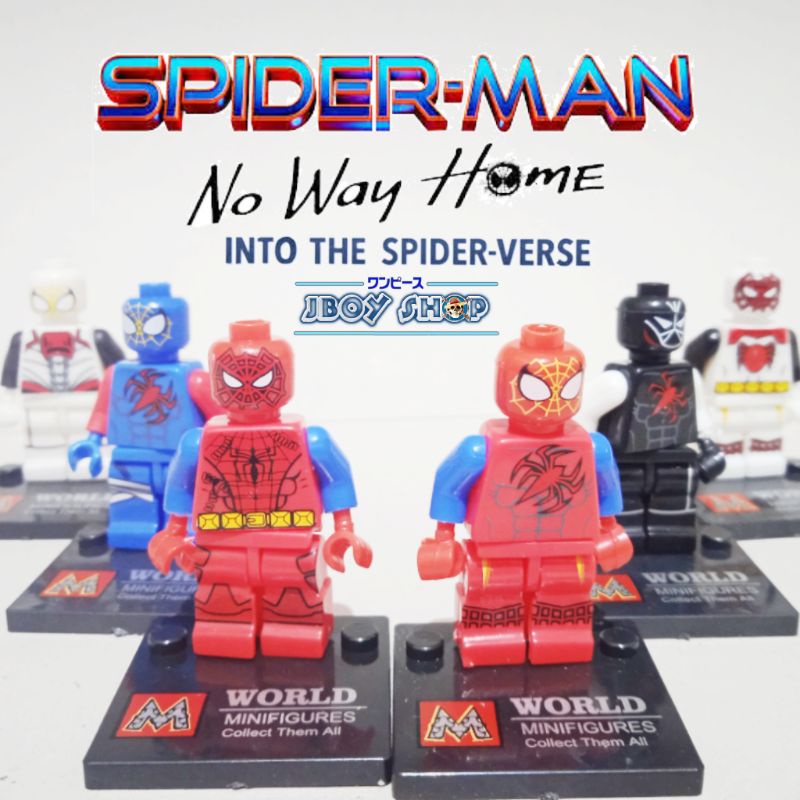 [ NEW  ] LEGO SPIDER MAN NO WAY HOME / LEGO SPIDERMAN INTO SPIDER VERSE / LEGO SUPERHERO / MAINAN AN