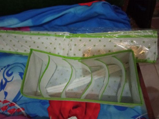 Je468 Tempat Penyimpanan Bra Bamboo Underwear Organizer Bra Multipurpose 3 In 1 Storage Box Set