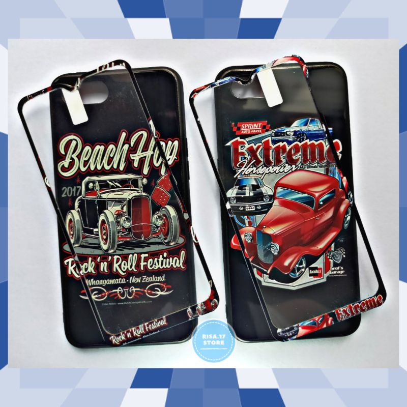 CASE HP+TEMPERED GLASS 'REALME C2' MOBIL CLASSIC