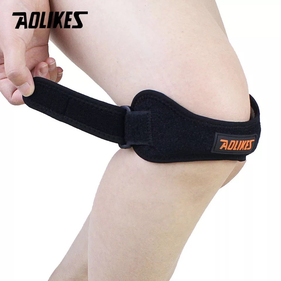 AOLIKES 7918 Premium Knee Patella Single + Silicon / Knee Support