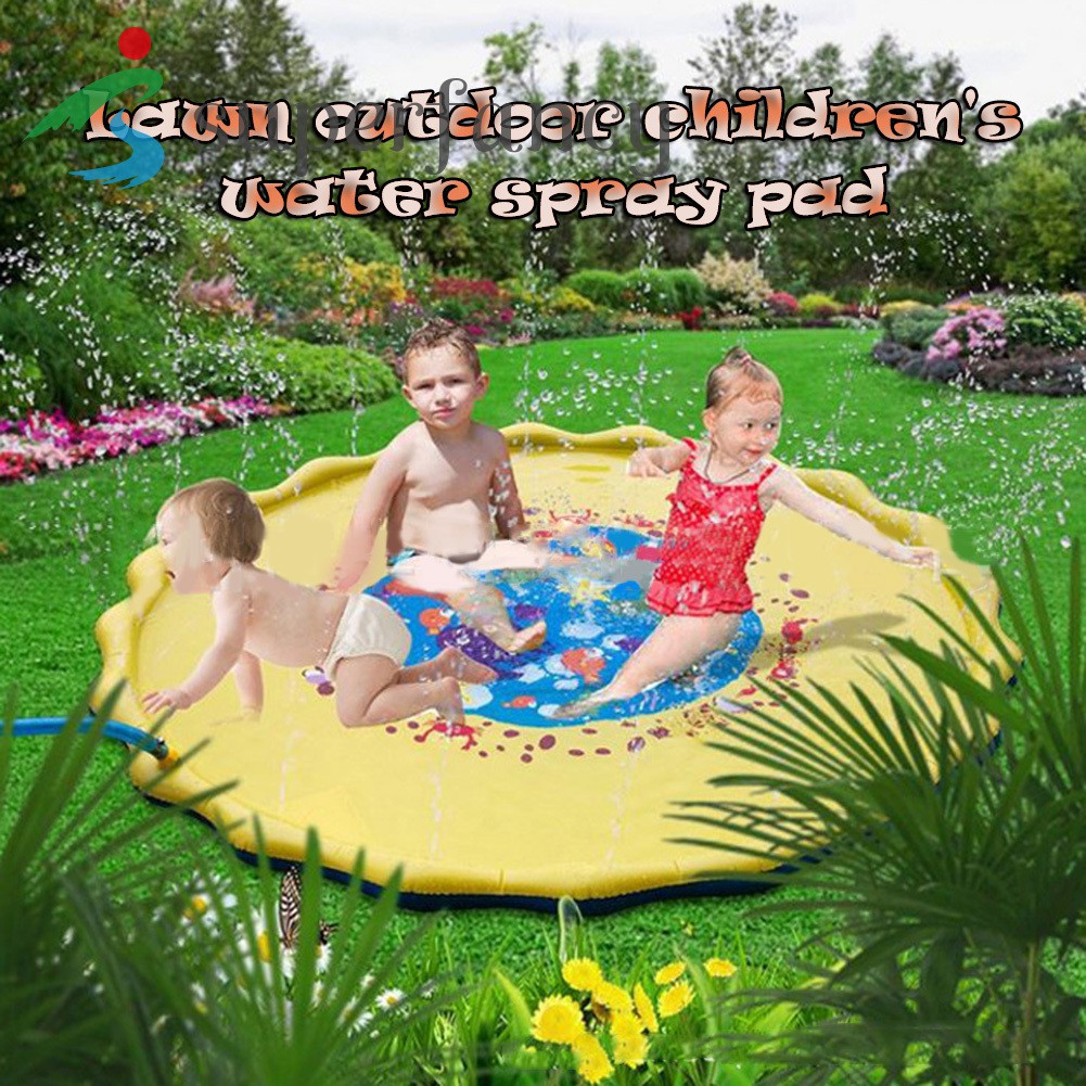 Inflatable Water Spray Play Mat Sprinkle Splash Pad For Kids Summer Outdoor Backyard Shopee Indonesia Inflatable Water Spray Play Mat Sprinkle Splash Pad For Kids Summer Outdoor Backyard Shopee Indonesia