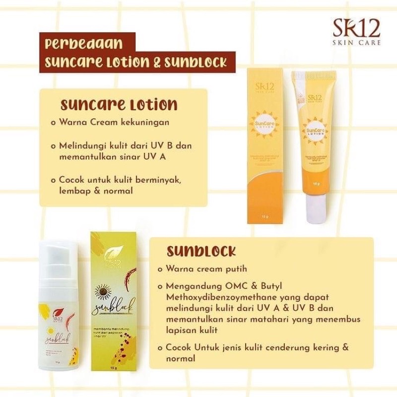 SUNBLOCK SR12/ TABIR SURYA SPF 30+++