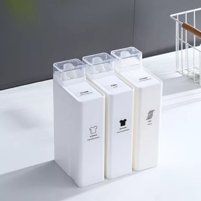 Jual Laundry Detergent Bottle /Tempat Refill Sabun Detergent Minimalis