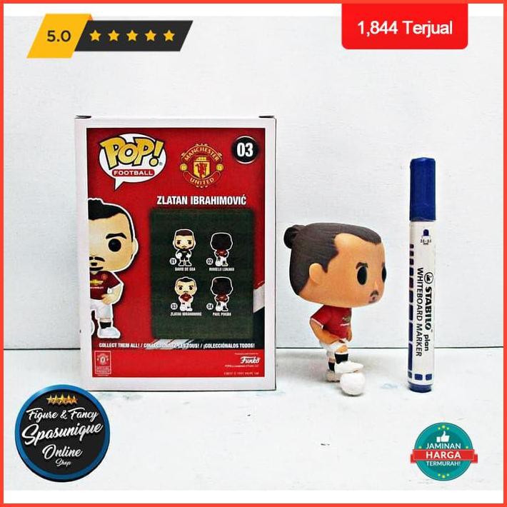 Action Figure Funko Pop Football Manchester United Zlatan Ibrahimovic Premium