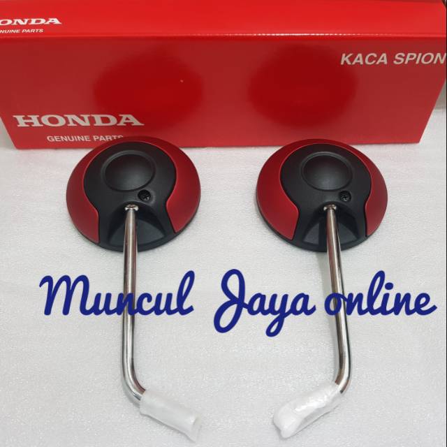 88211-K93-N00ZF Spion Motor Honda New Scoopy Fi eSP Merah Doff Sepasang Kanan Kiri
