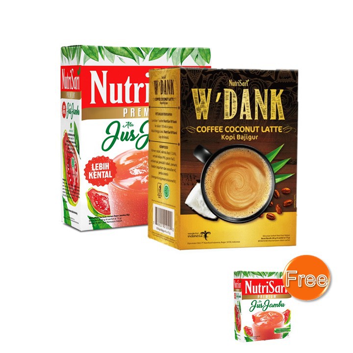 Nutrisari Premium Ala Jus Jambu & W'Dank Kopi Bajigur