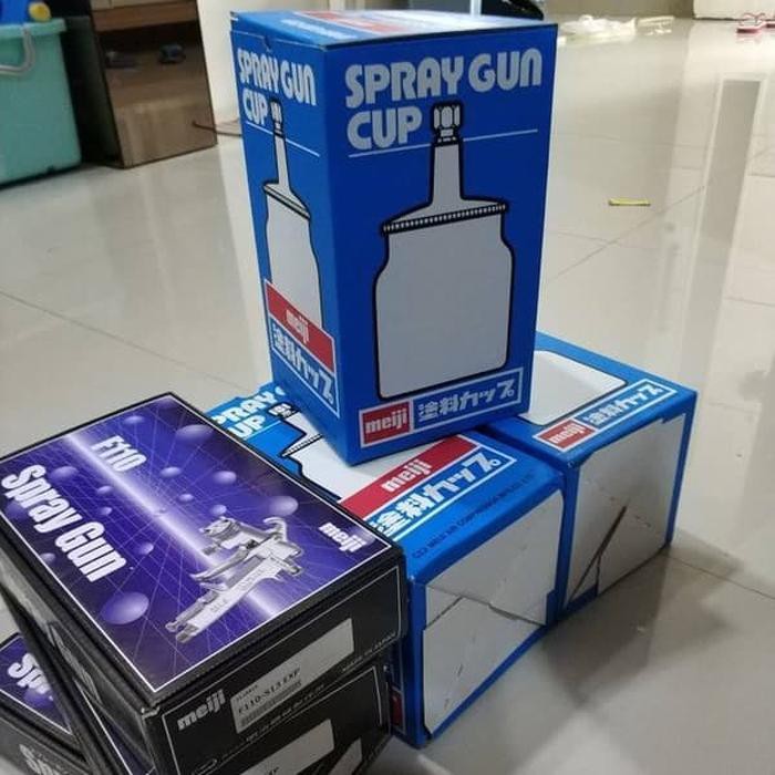 rokiashope - spray gun meiji F110 tabung bawah nozzle S13 S15 original Diskon