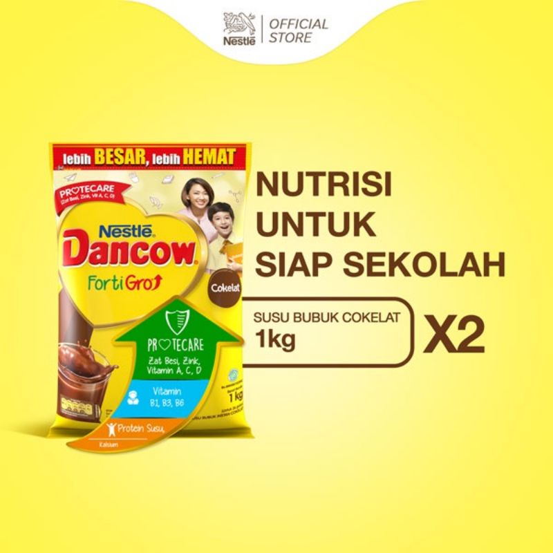 

susu coklat dancow fortigro