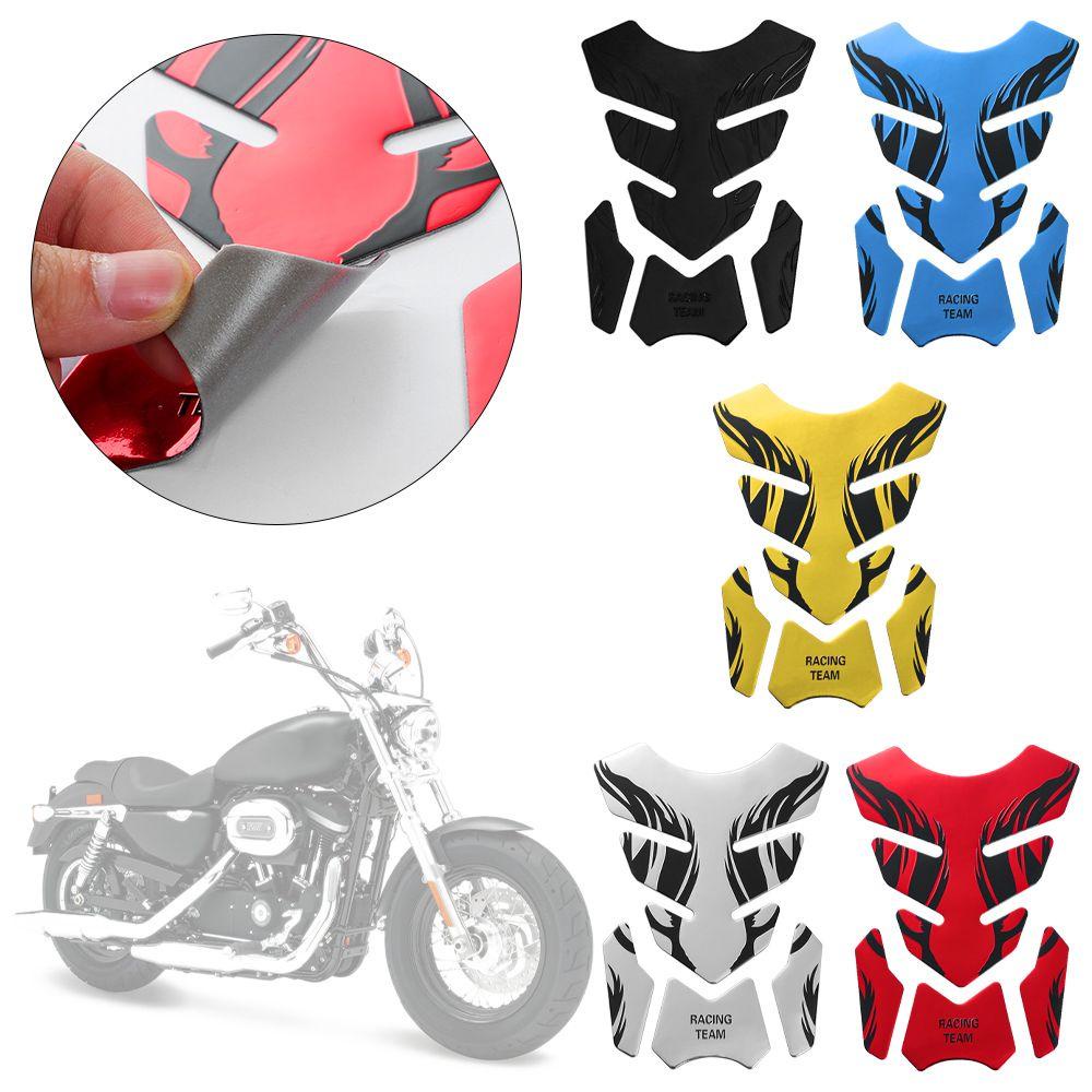 Top 3D Tank Pad Stickers Flame Tank Pad Protector Untuk Cover Stiker Honda Yamaha