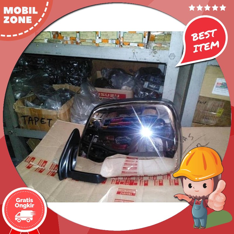 Sparepart Mobil Kaca Spion Assy Isuzu Panther Hi Sporty Chrome