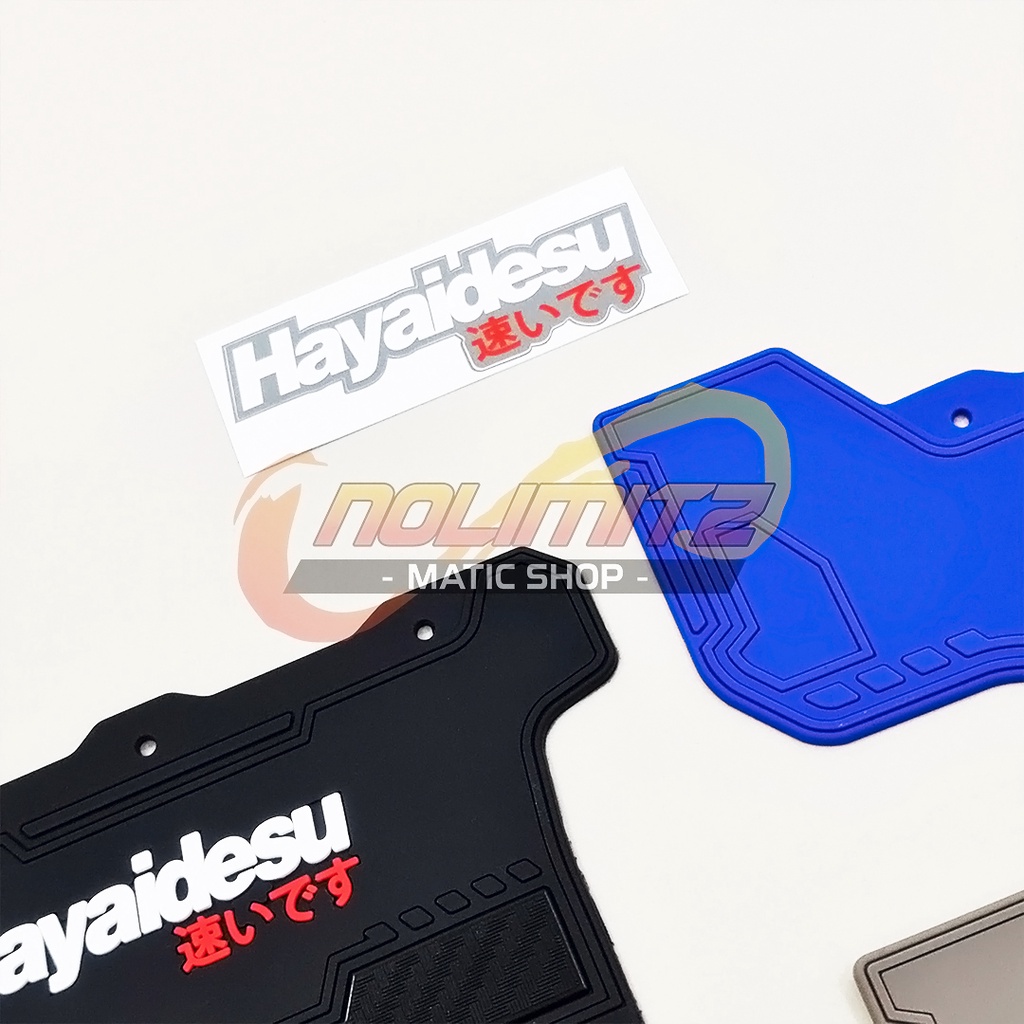 Mud Flap Hayaidesu Karet Penahan Lumpur Honda Vario 160