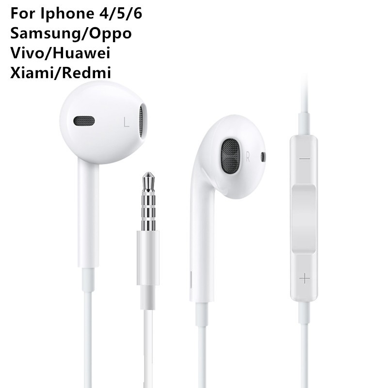 New Earphone Handsfree 3.5mm Model In-ear for iPhone