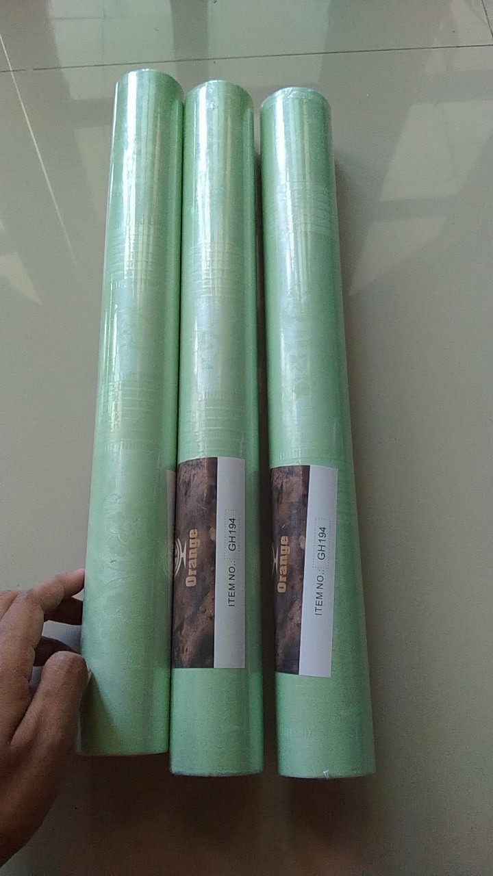 Polos Hijau Garis Wallpaper Sticker Dinding Motif Polos Hijau Gold Elegan Uk 45 Cm X 10 M Kode Gh194